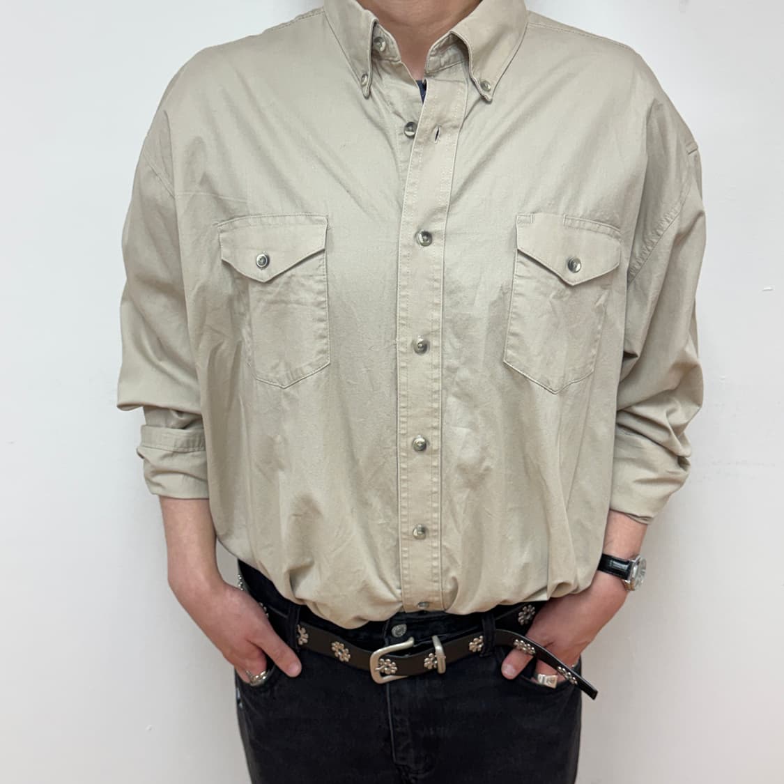 Wrangler 클래식 워크웨어 셔츠 (2XL) 상품이미지1