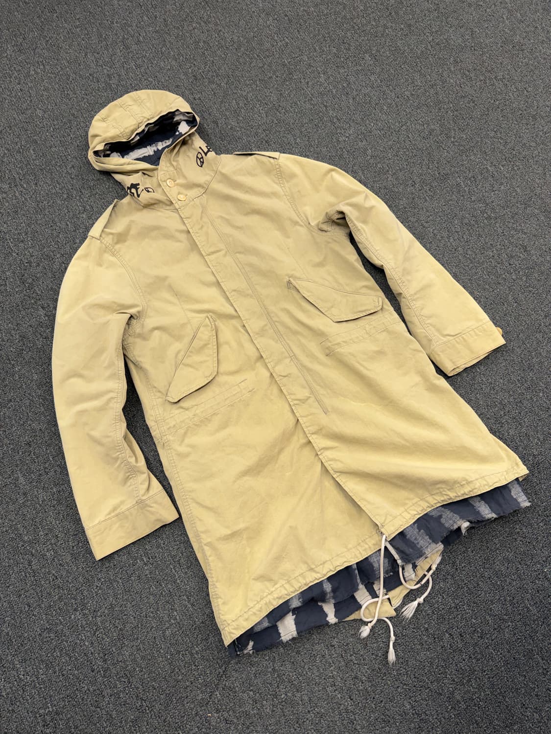 M) 사스콰치패브릭스 빈티지 후드 자켓 상품이미지1