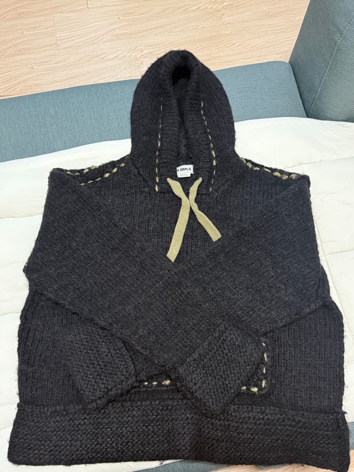 자라 서플라스 니트 후드 L-XL 상품이미지5