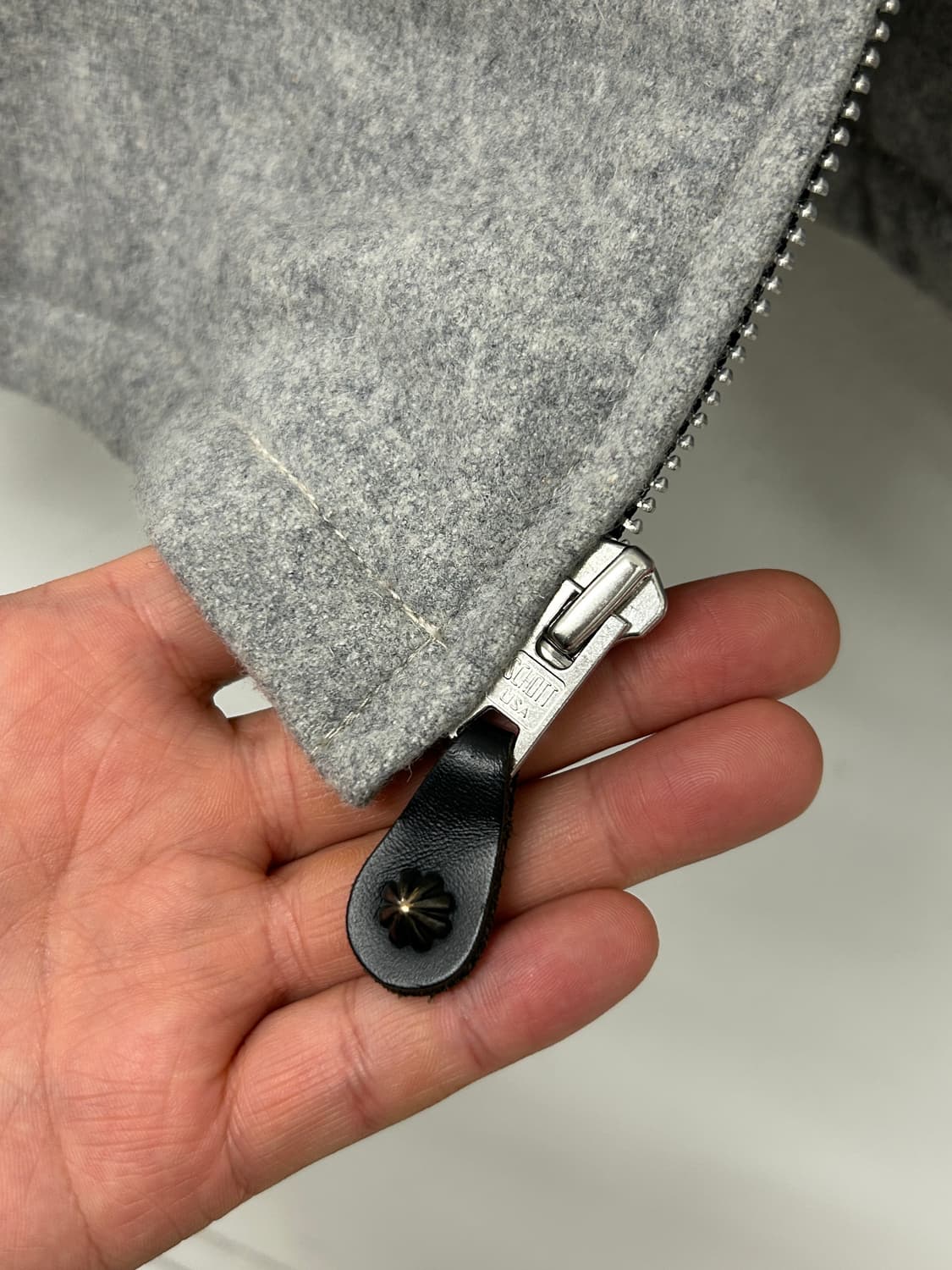 Schott 쇼트 밀리투리 울 셔츠 자켓 상품이미지5