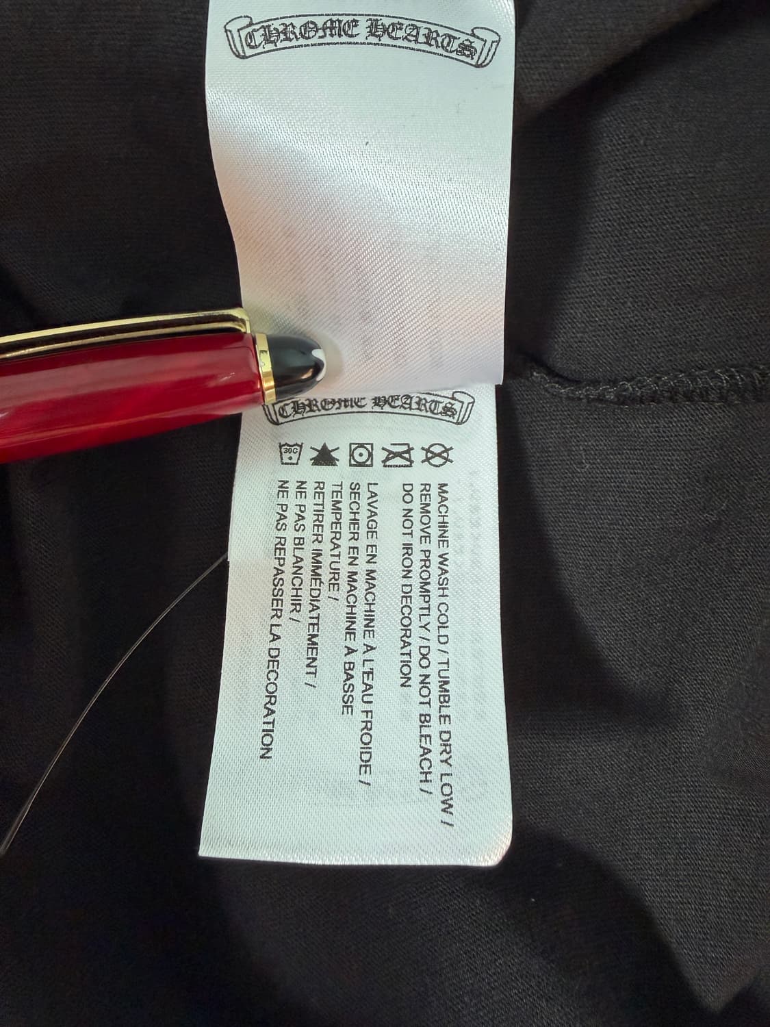 새상품 신형 크롬하츠 스크롤라벨 롱슬리브 L 상품이미지8