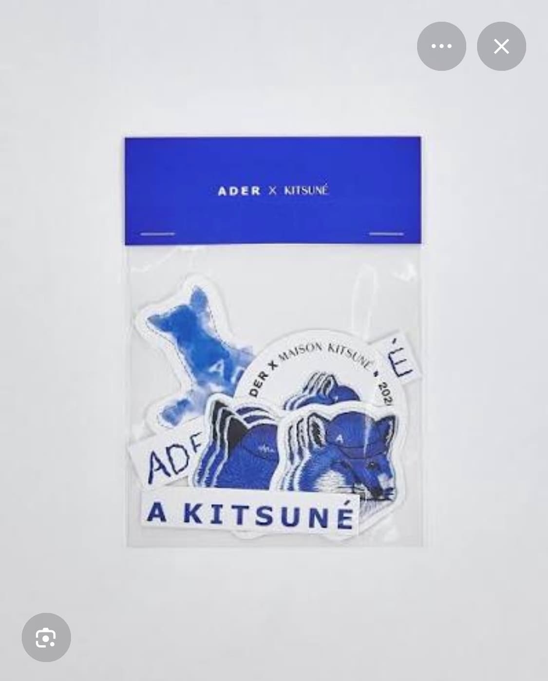 아더에러 메종키츠네 콜라보 한정 스티커  상품이미지1