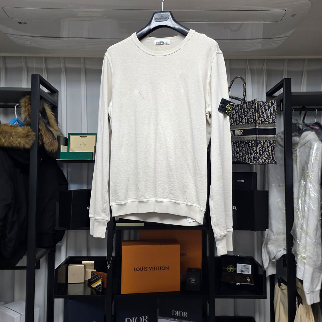 {클로젯}[L][백화점판]스톤아일랜드 맨투맨 상품이미지1