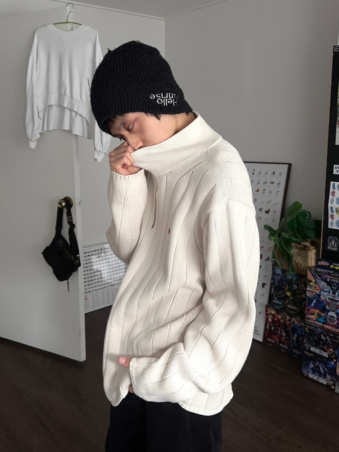 Polo Jeans Ralph Lauren 대디스올드 하프 스웨터 상품이미지3