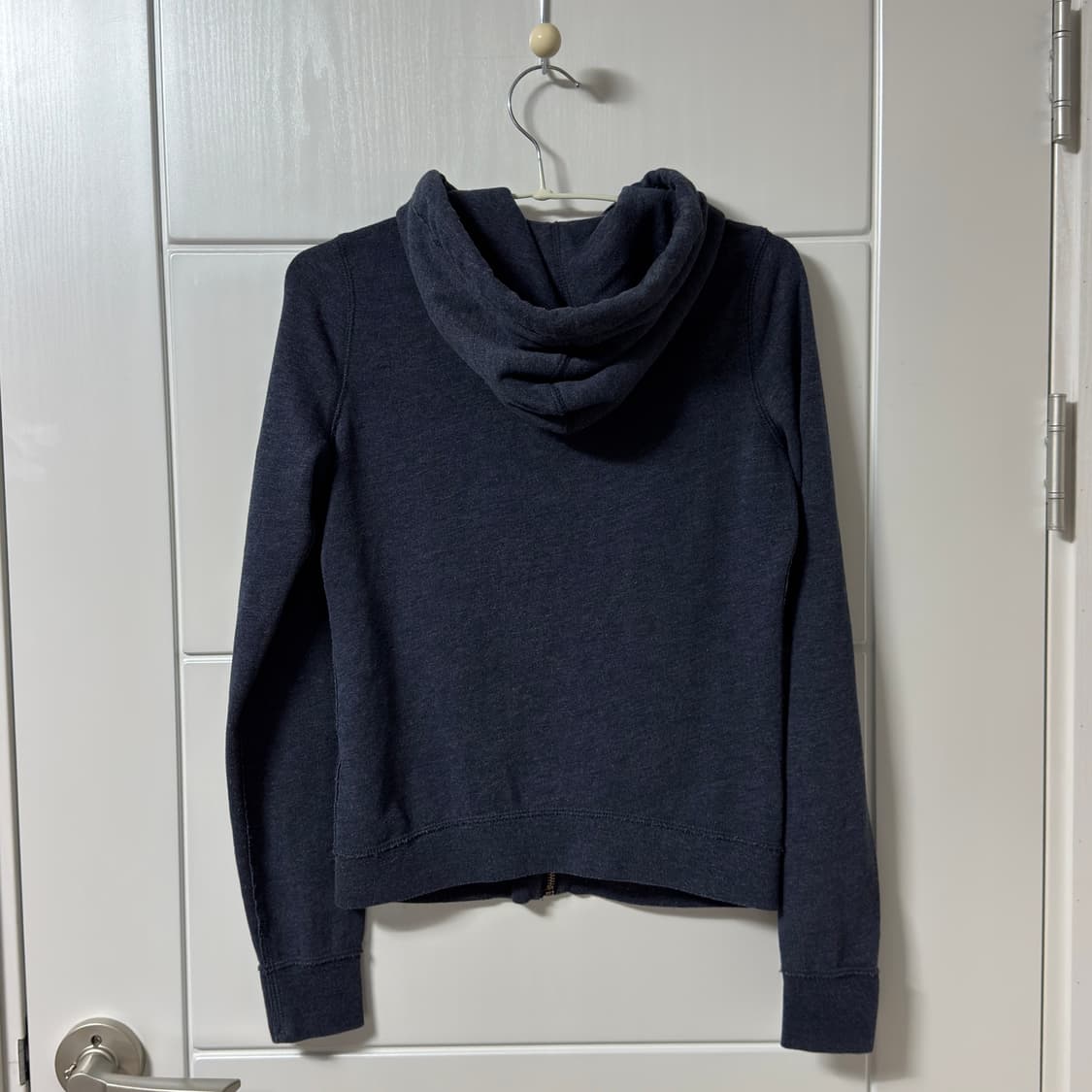 아베크롬비 핑크 스펠아웃로고 네이비 후드집업 상품이미지8