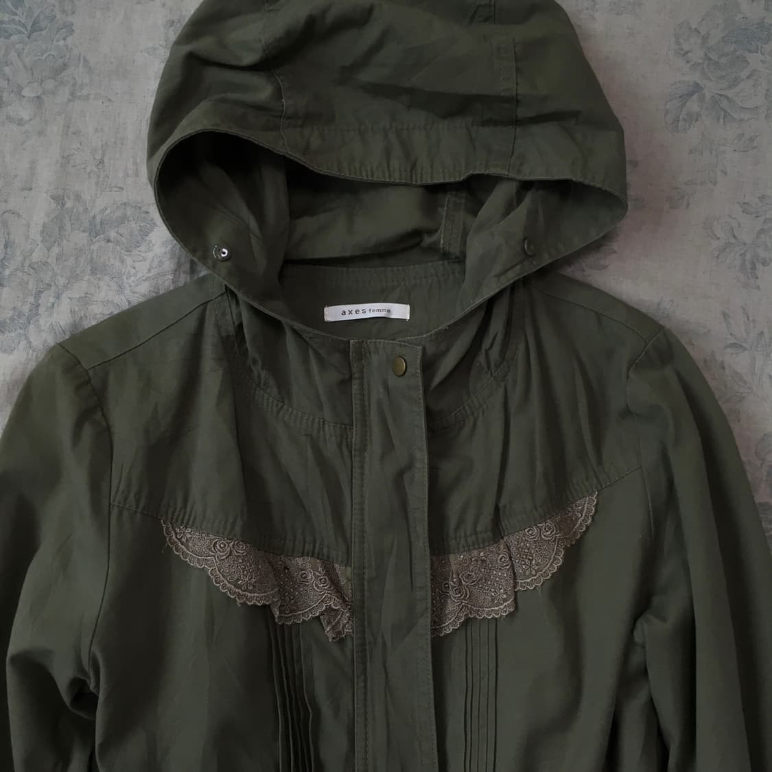 axes femme vintage military hooded parka 상품이미지5