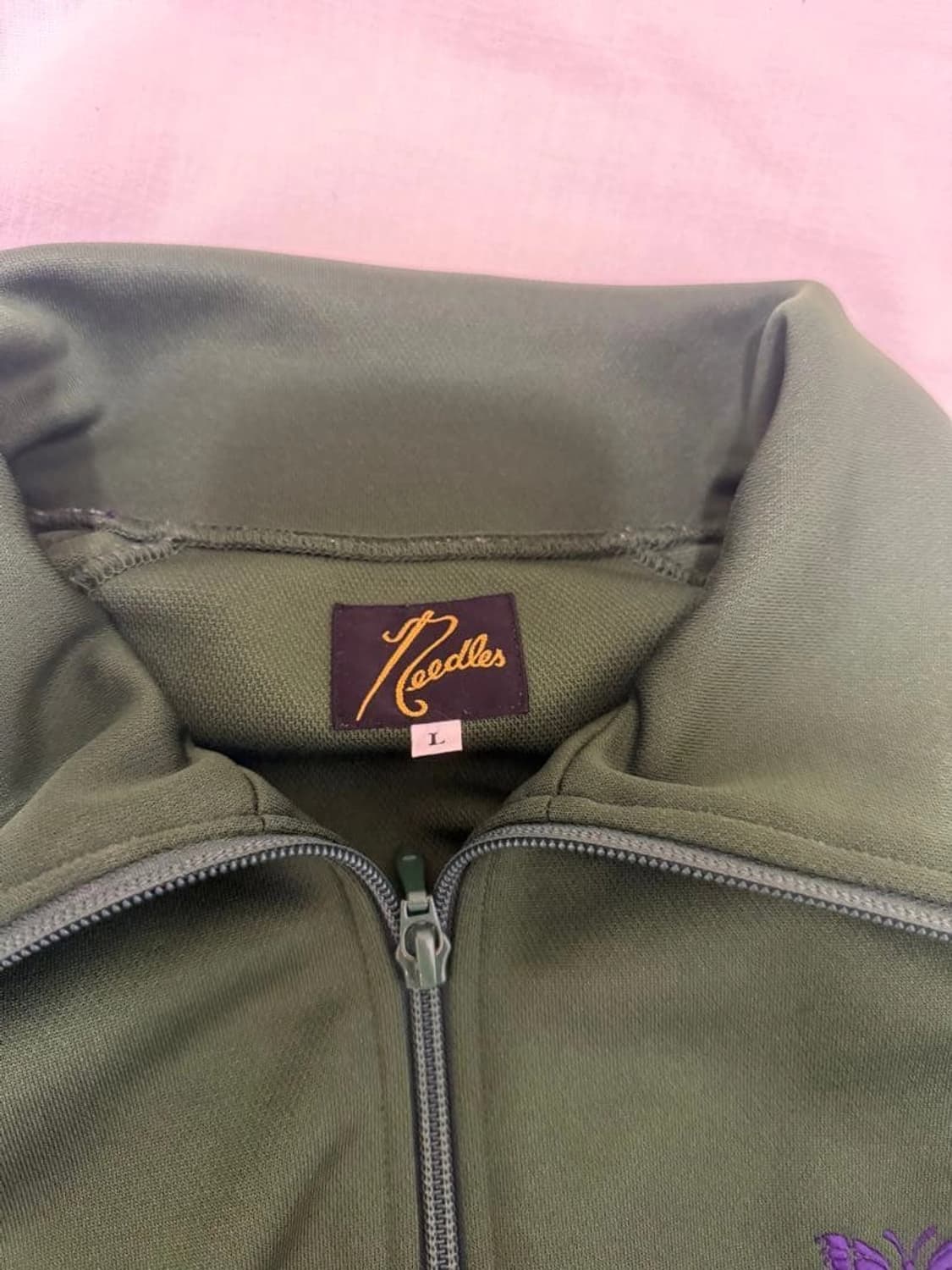 니들스 트랙 자켓 폴리 스무스 아이비 그린 상품이미지2