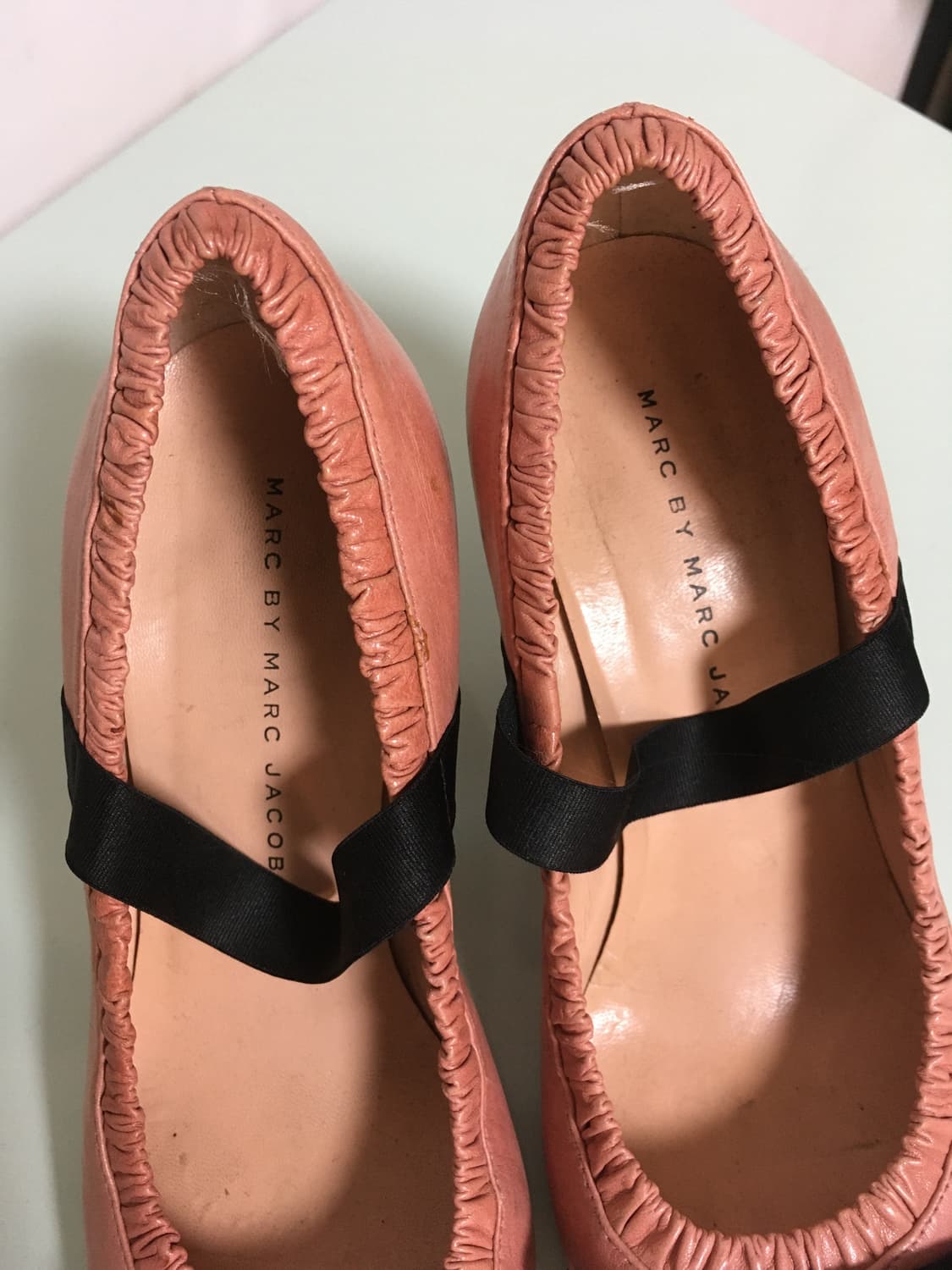 MARC BY MARC JACOBS Pink Shirred Peep To 상품이미지5