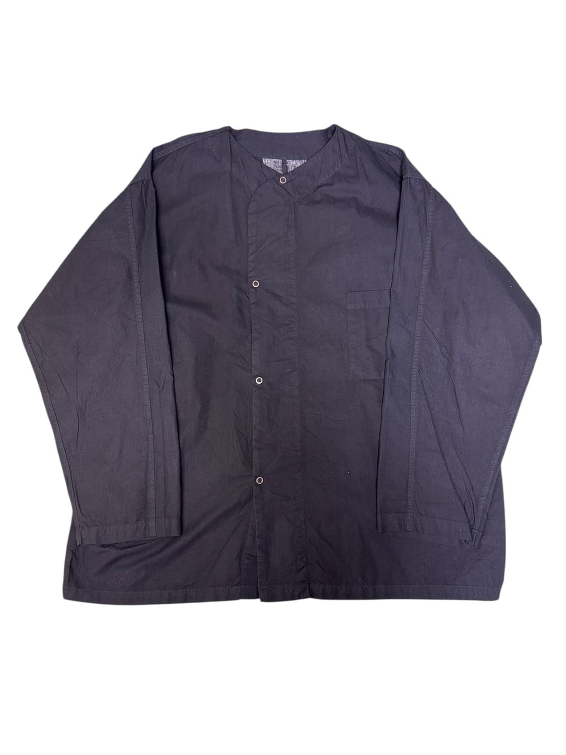 빈티지 US ARMY 메디컬 슬리핑셔츠 블랙 L 상품이미지4