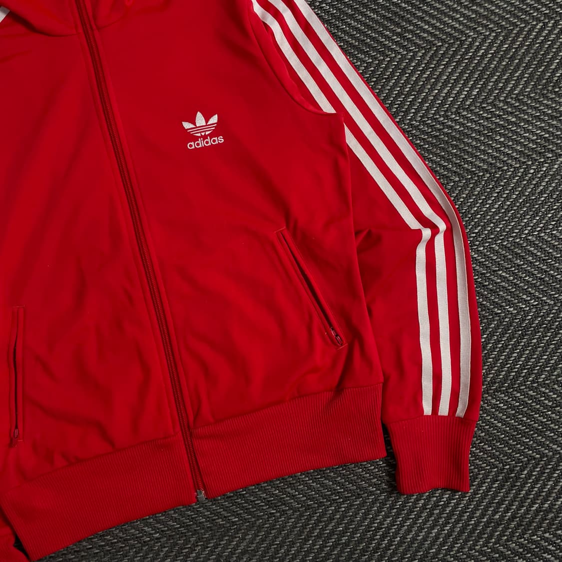 아디다스 우먼스 파이어버드 트랙탑 레드 y 3484 상품이미지4