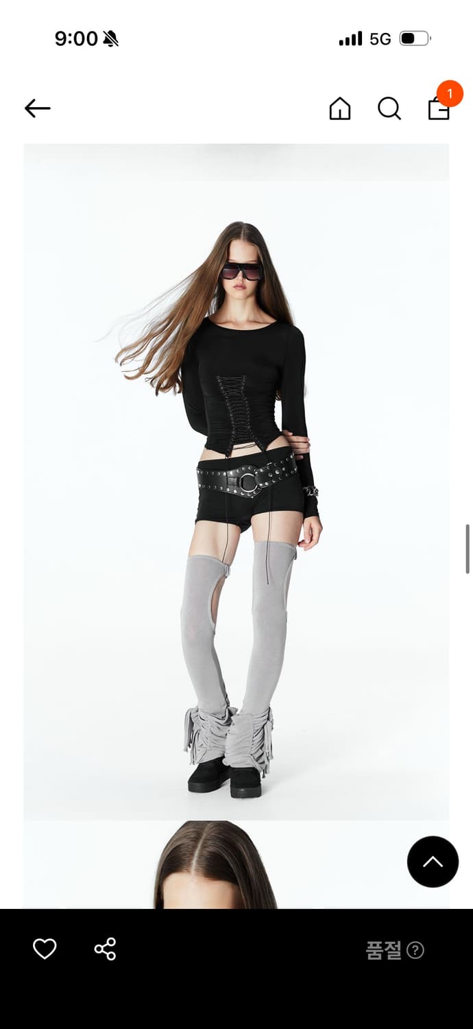 2000아카이브스 XENA CORSET TOP (BLACK) 상품이미지3