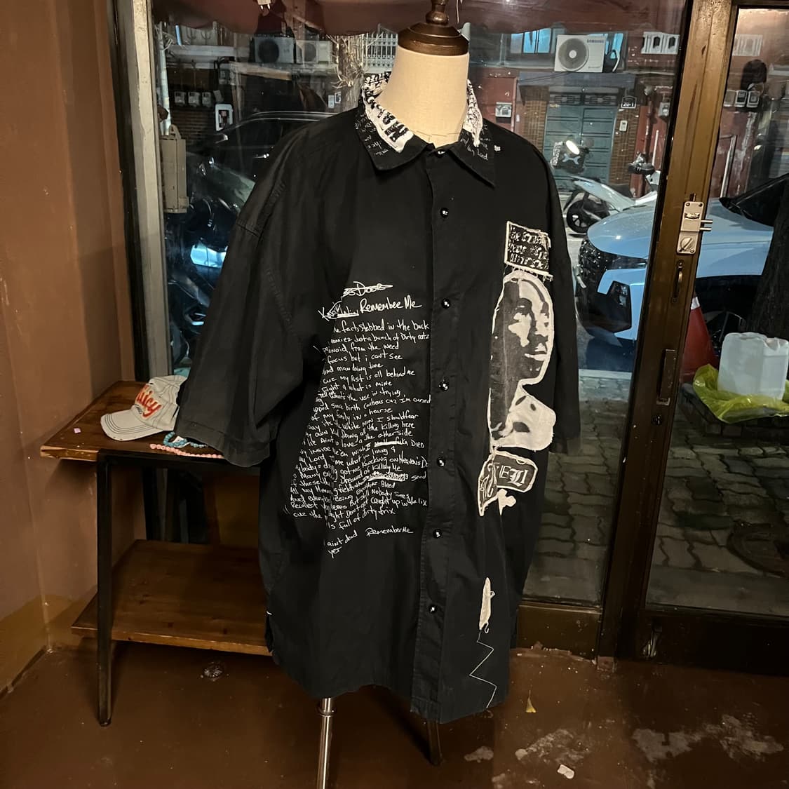 2pac “makaveli” patchwork shirt xl 퍽 상품이미지2