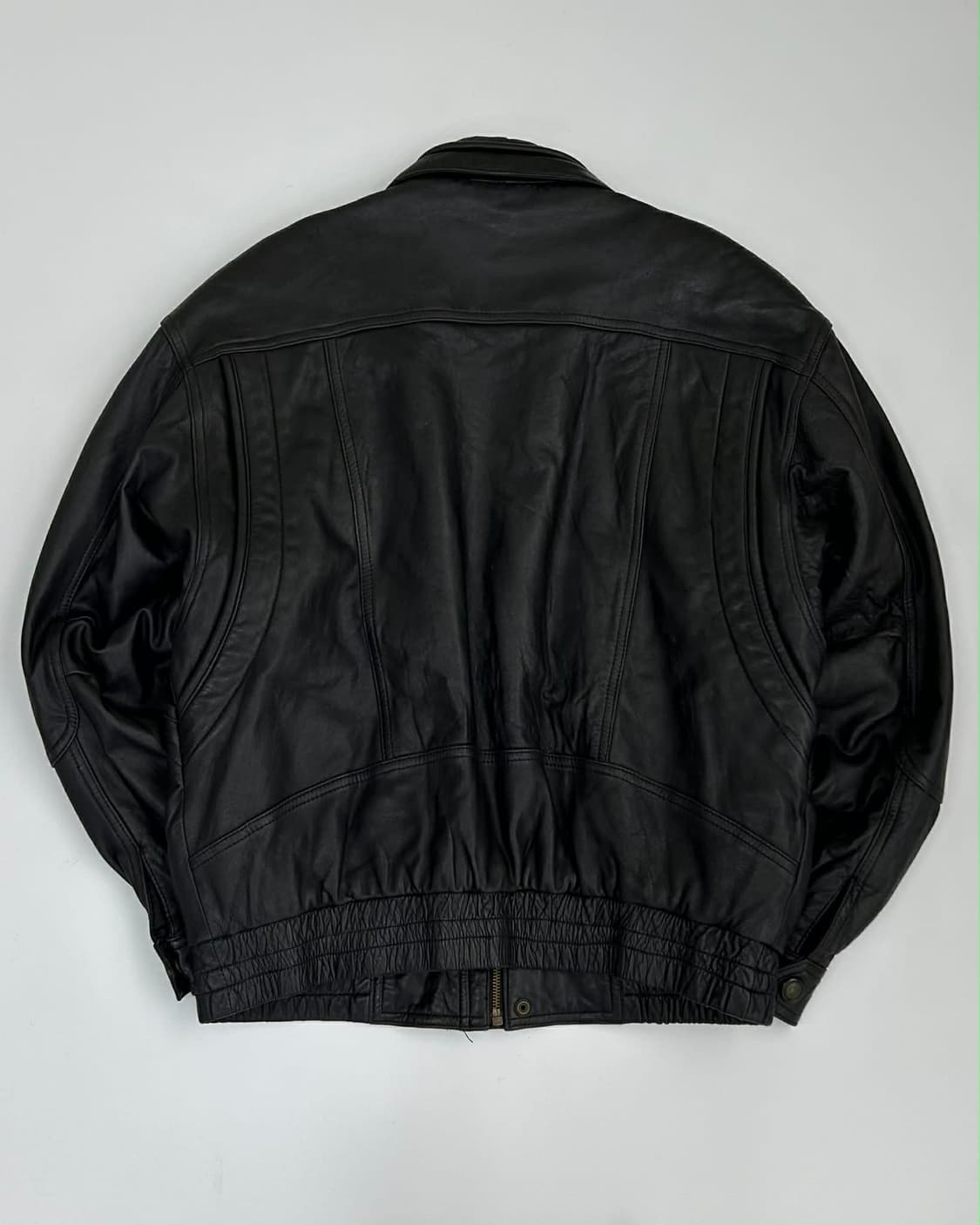[M] 빈티지 가죽 콜브룩 블루종 자켓 상품이미지2