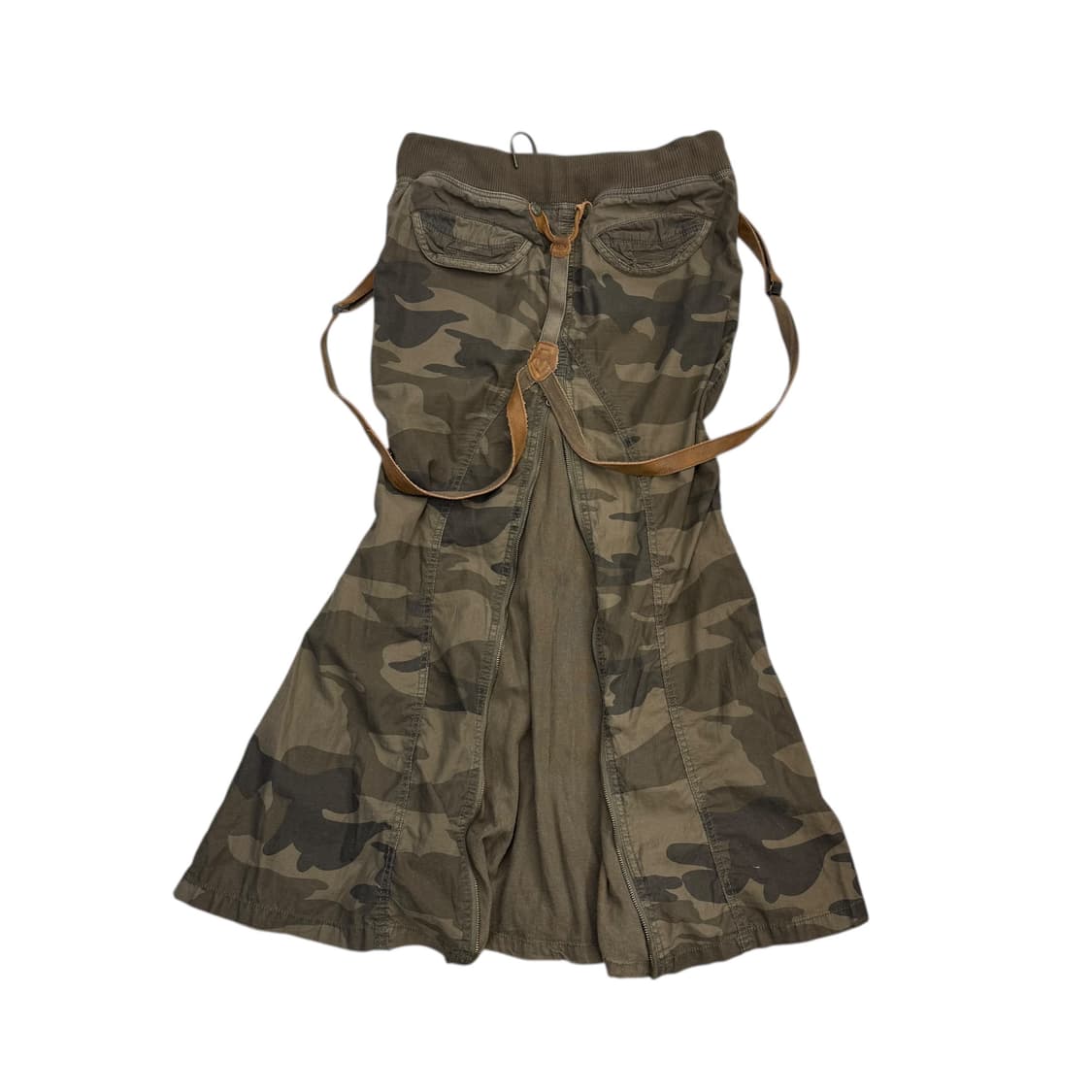 G.O.A long belt zipper camo skirt 상품이미지2