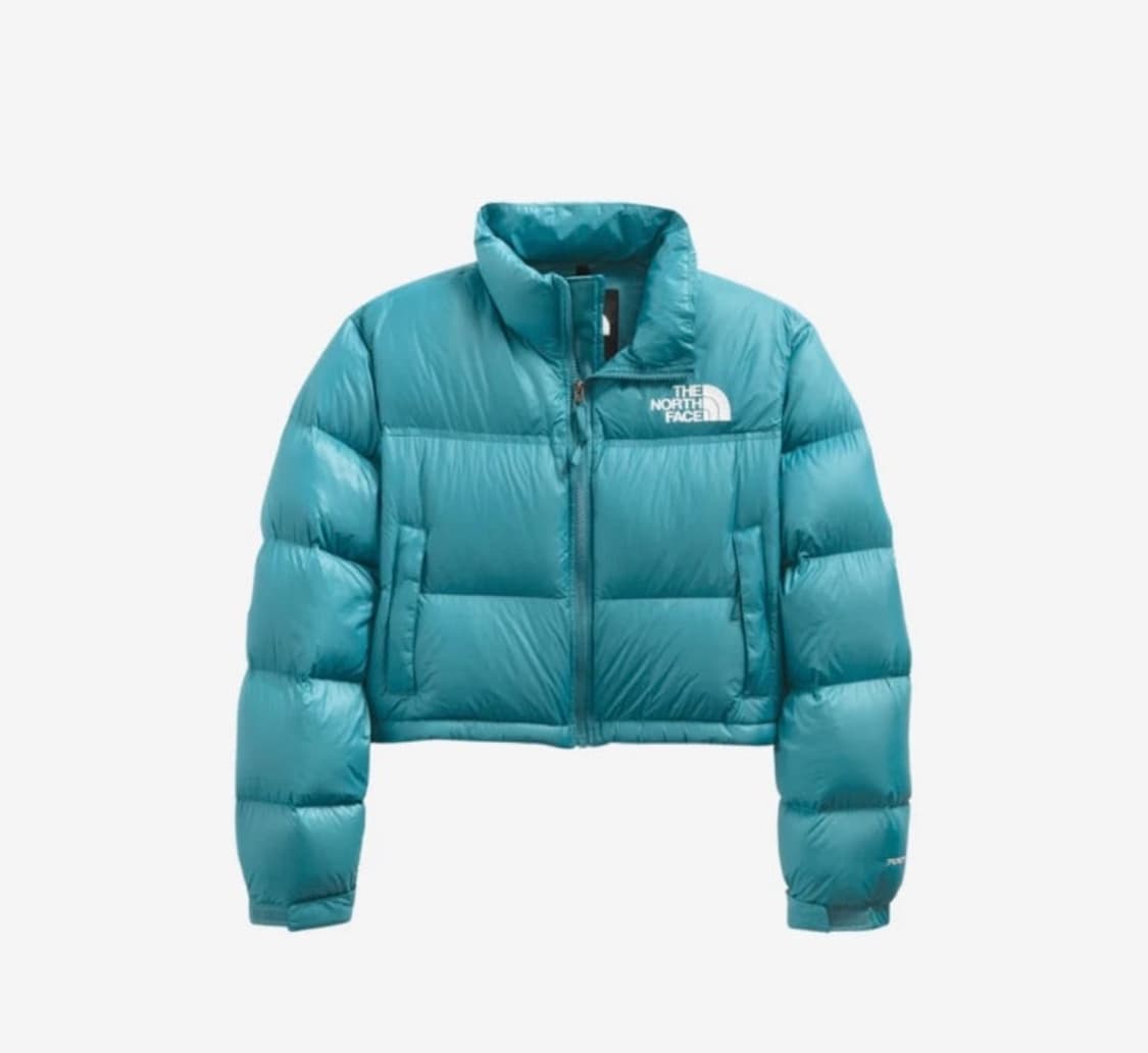 노스페이스 해외판 숏패딩 눕시 700 스톰블루 상품이미지1