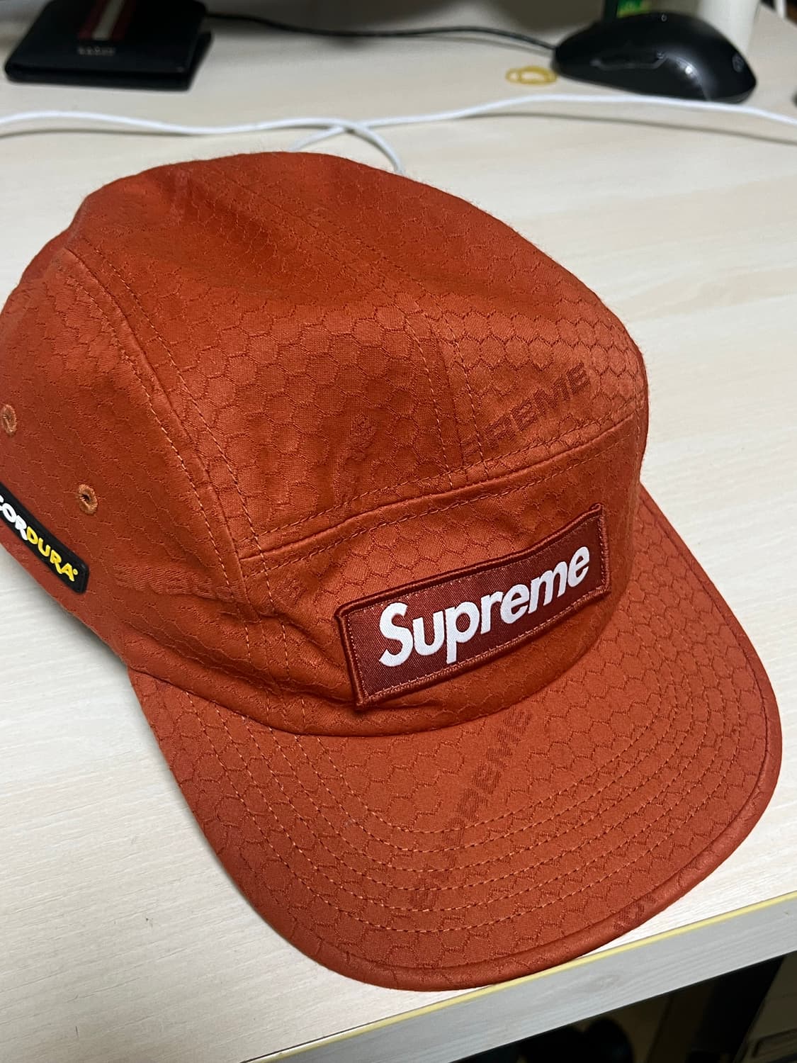 슈프림 캠프캡 번트오렌지 상품이미지2