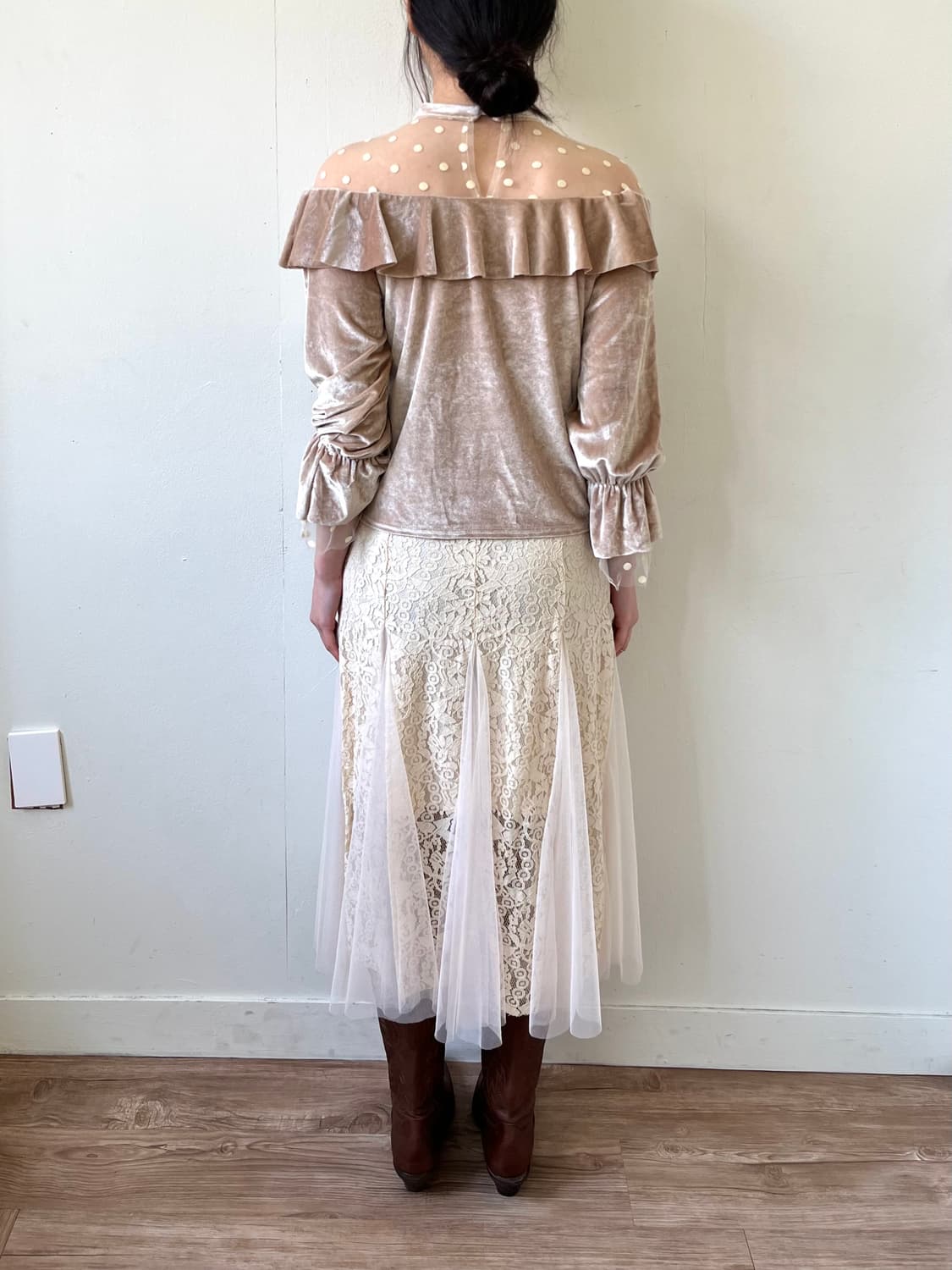 ready me go 벨벳 블라우스 상품이미지10