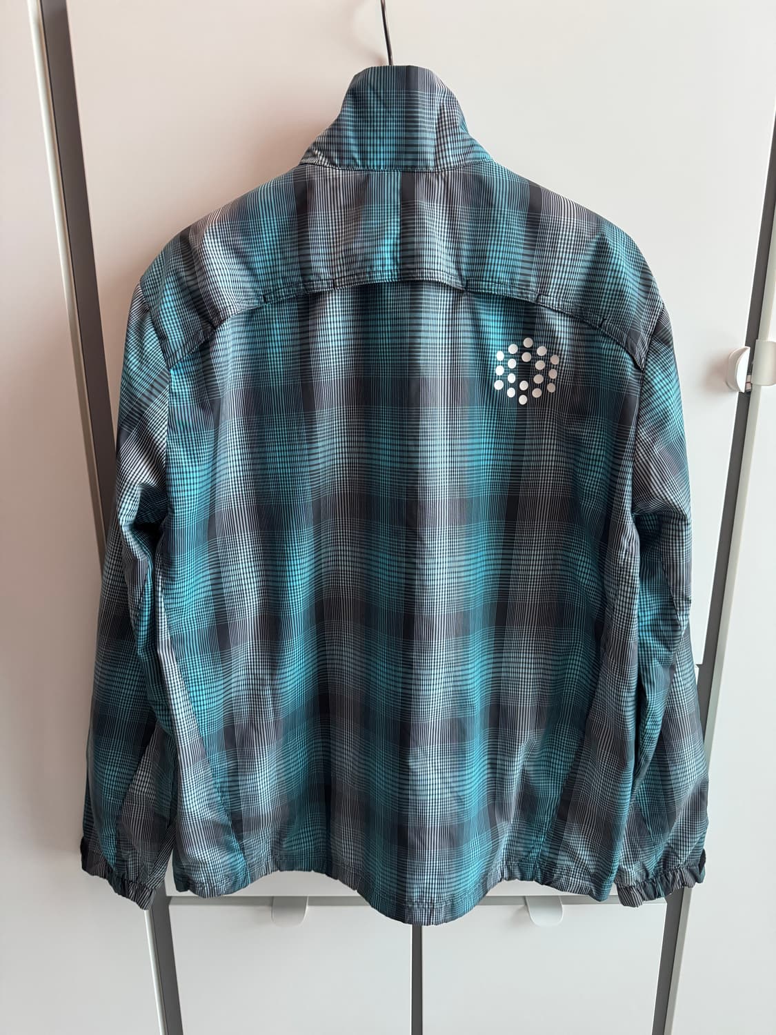 vtg puma plaid nylon blouson jacket 상품이미지2