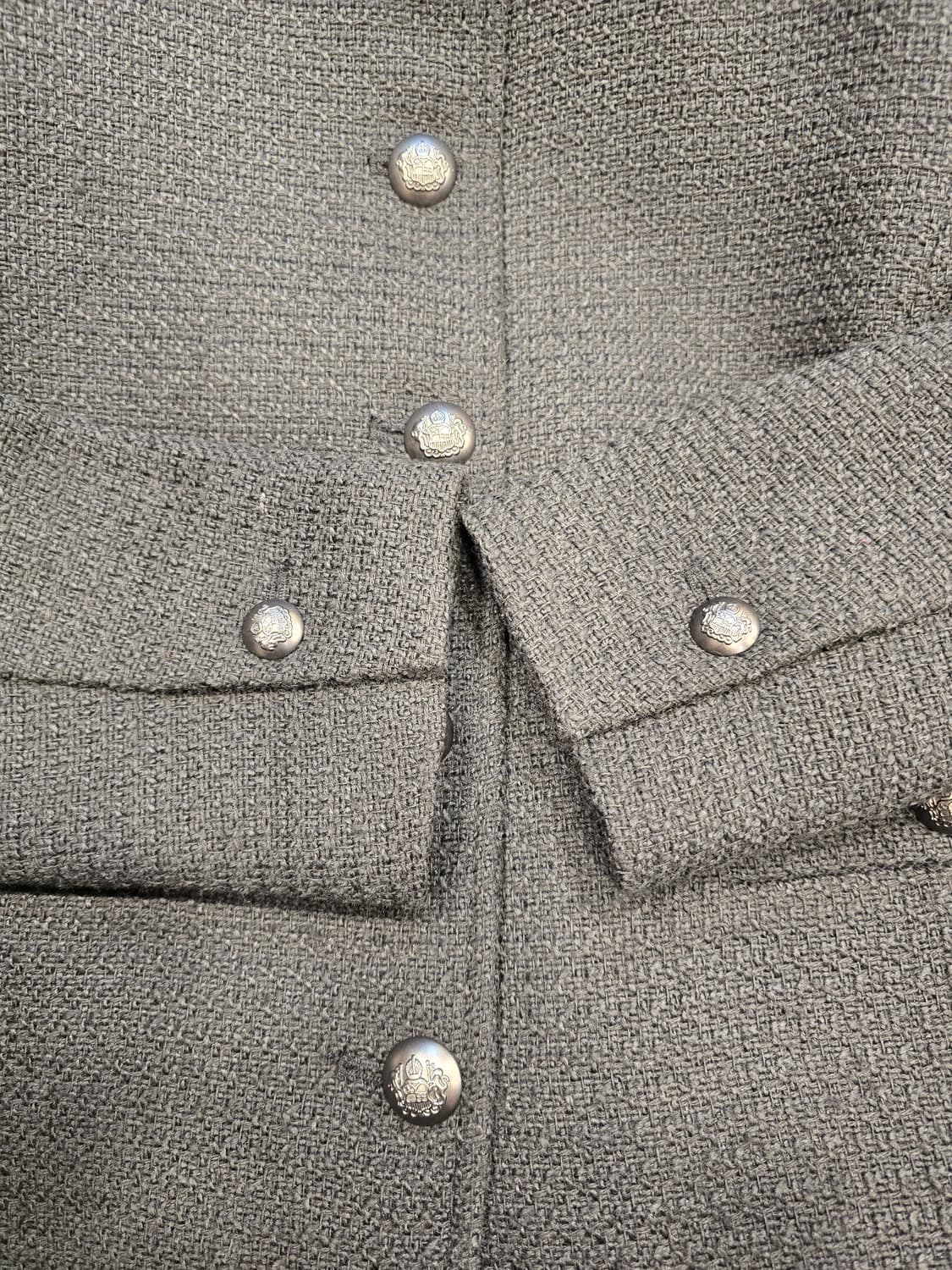 셀럽샵 블랙 트위드 자켓 55(S) 상품이미지5