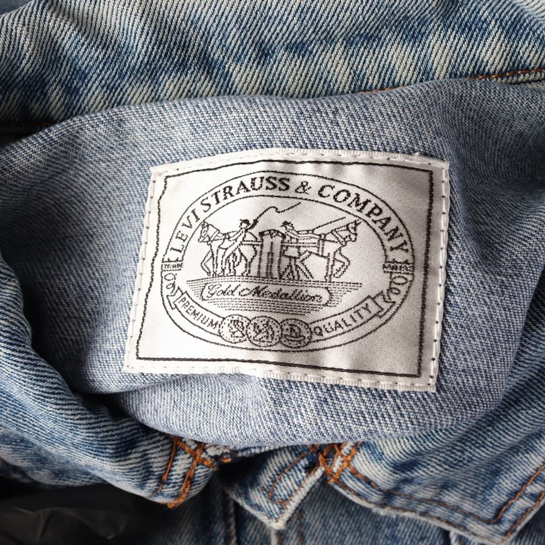 리바이스 빈티지 골드 메달리온 데님 트러커 자켓 상품이미지5