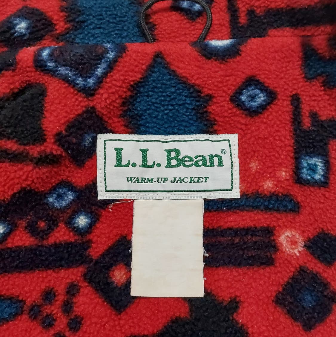 엘엘빈 빈티지 웜업 자켓 80~90s m (100) 아즈텍 봄버 상품이미지7