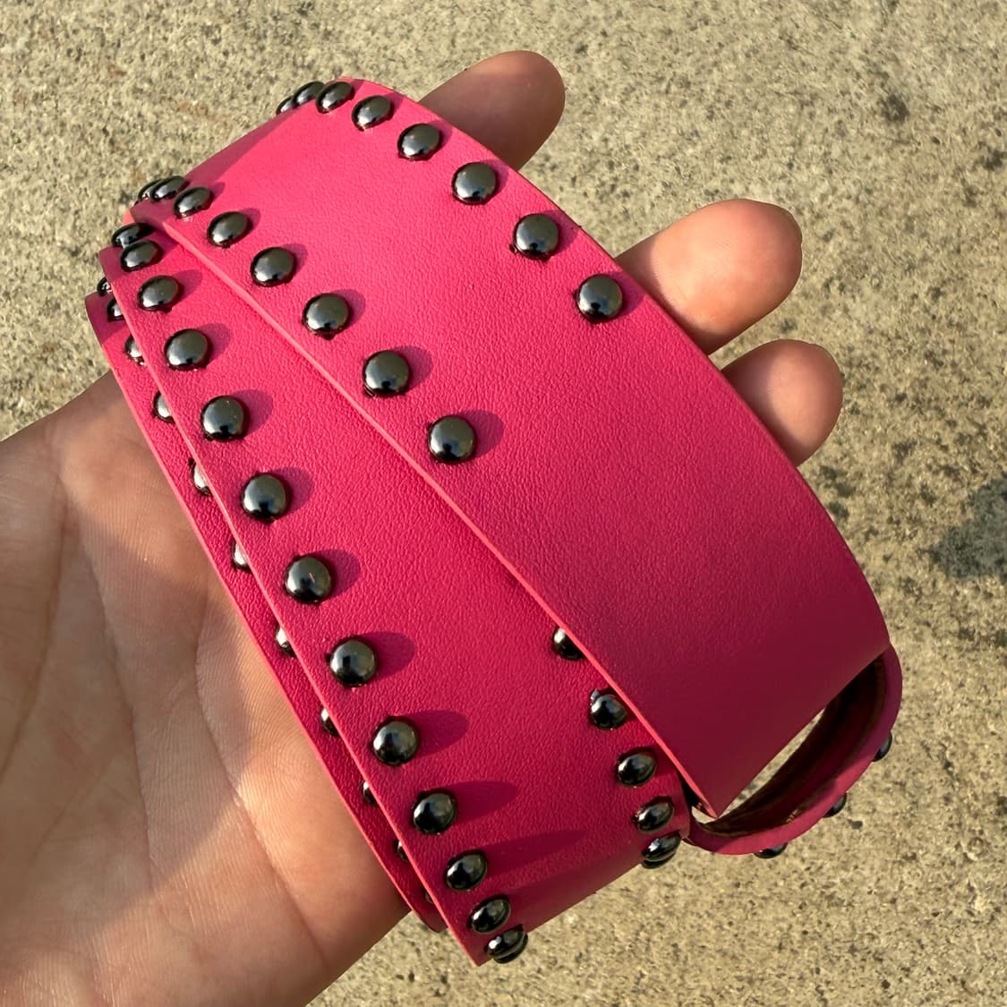 Vintage pink belt  상품이미지5