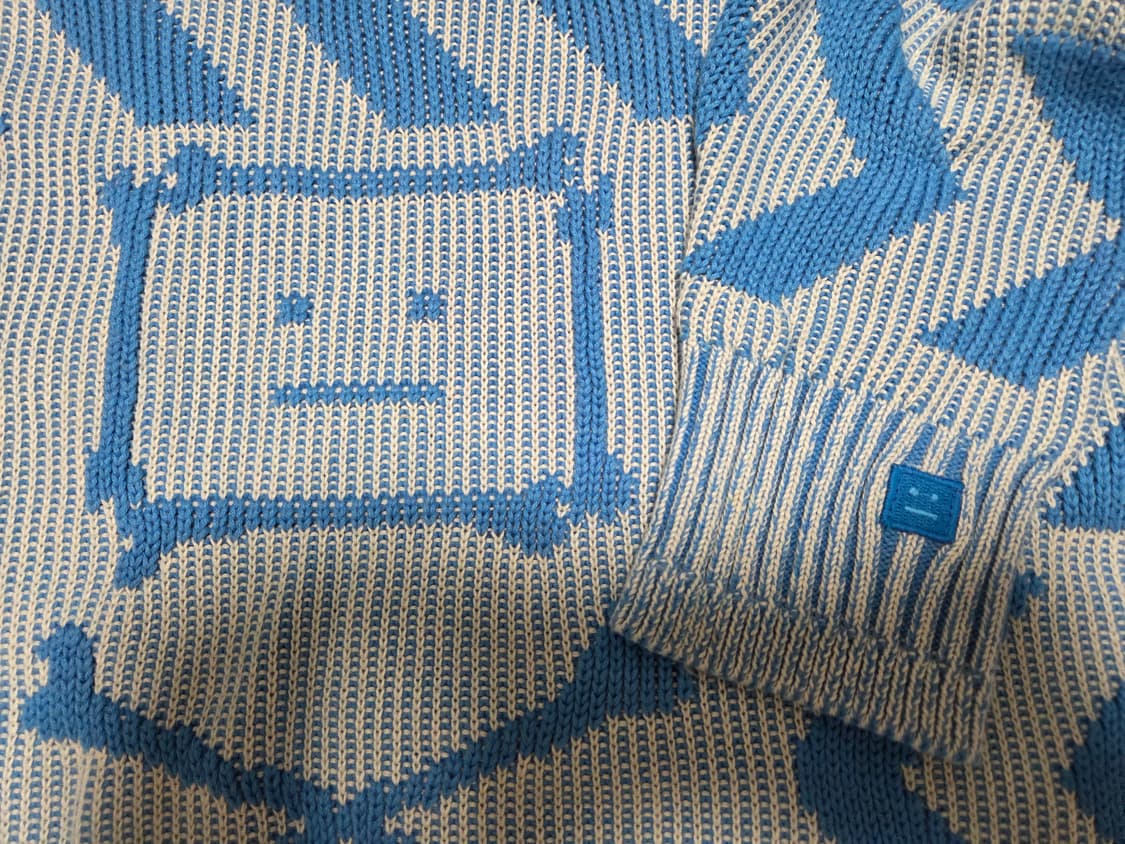 공용 페이스 로고 니트 상품이미지7