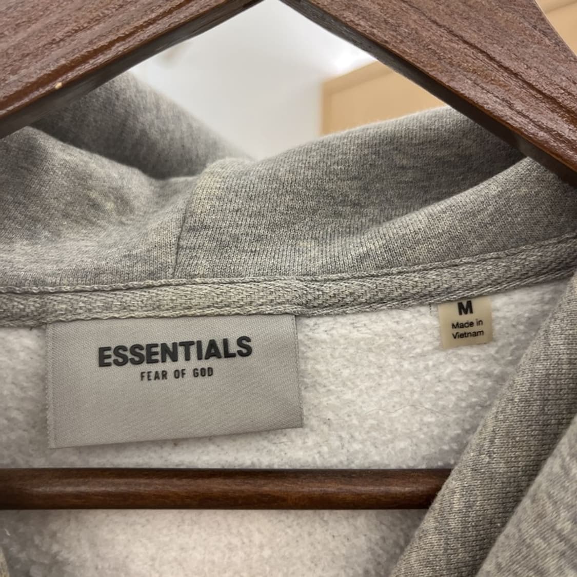피어 오브 갓 에센셜 모던 캐주얼 빈티지 백로고 후드티 M C10471 상품이미지5