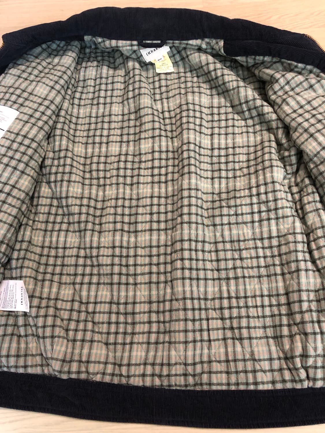 카키스 코듀로이 스윙자켓 네이비 M 사이즈 판매 상품이미지2