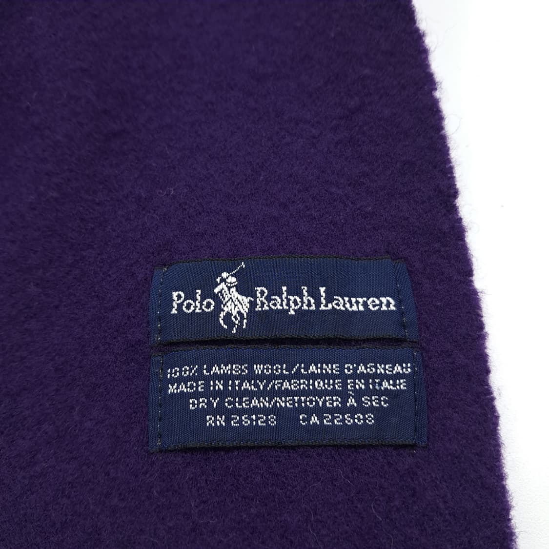MX373 [Made in Italy] 폴로 램스울 로얄 퍼플 & 멀티 상품이미지6