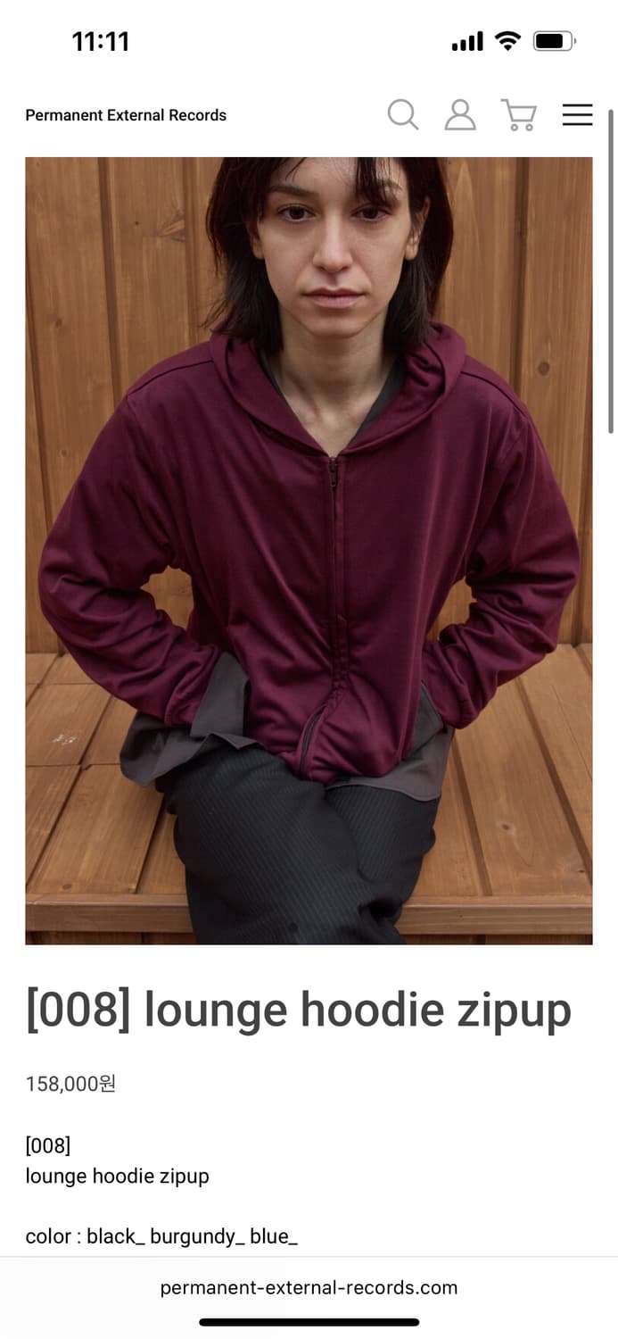 Mudule [008] lounge hoodie zipup 상품이미지1