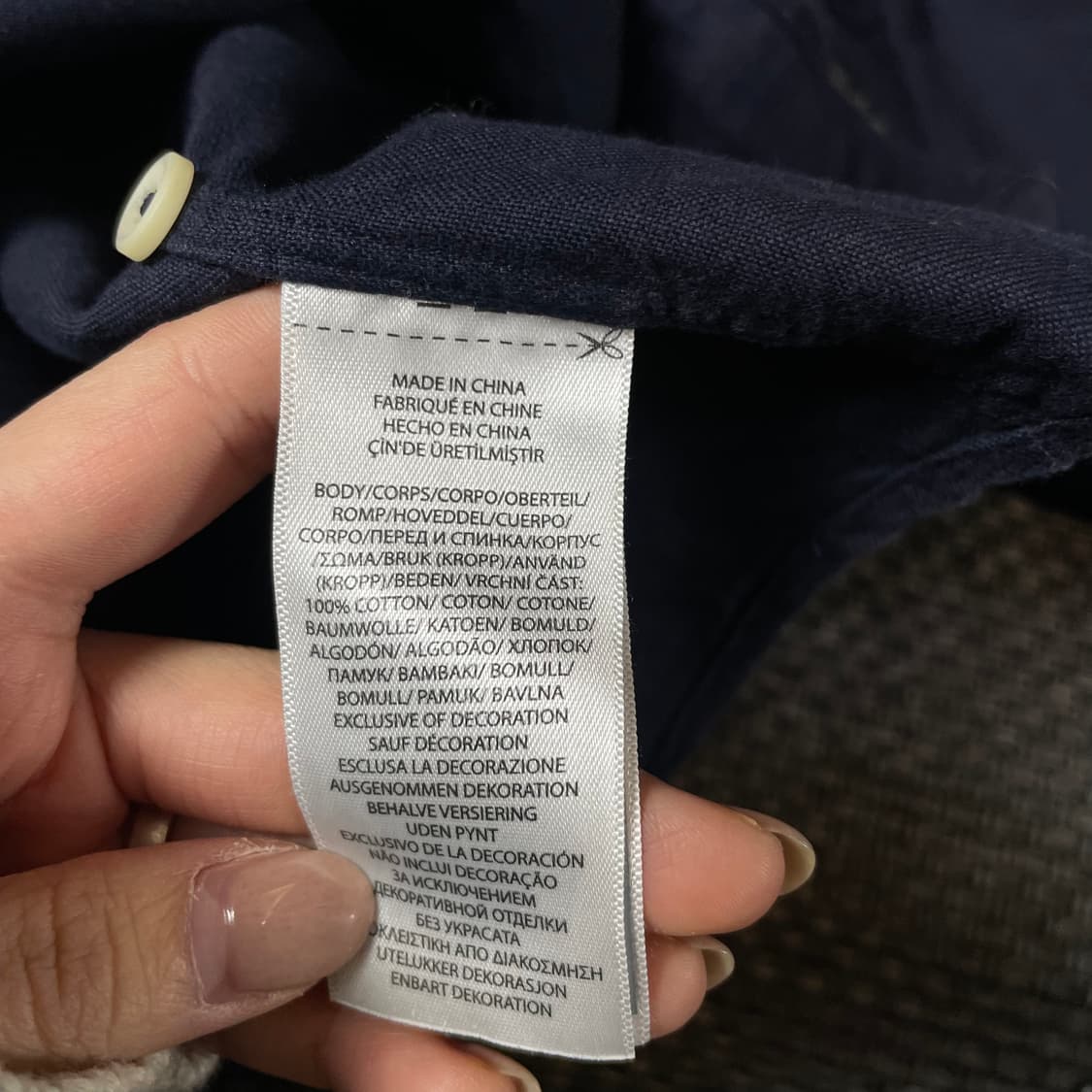 폴로 랄프로렌 레드포니 네이비 긴팔 셔츠 클래식핏 XS 상품이미지6