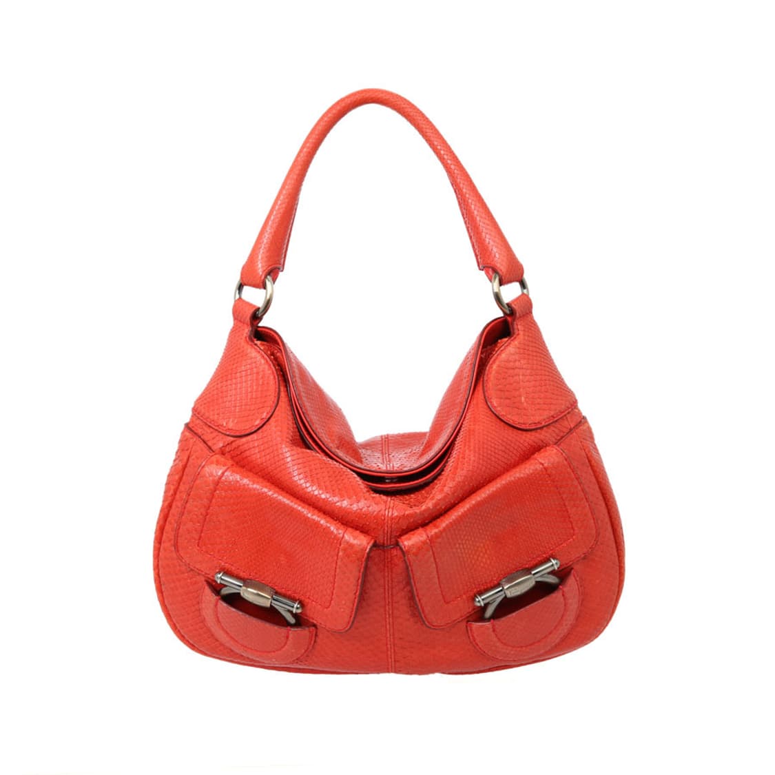 페라가모 간치니 파이톤 숄더 호보백 21B769 상품이미지1