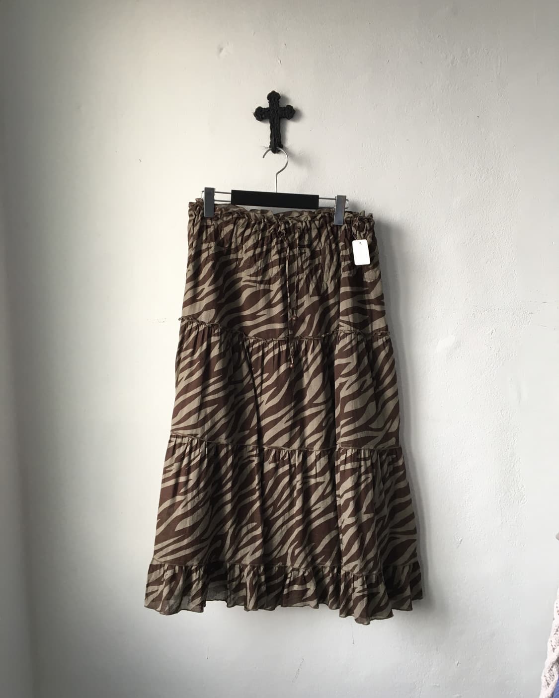 Zebra pattern skirt 상품이미지1