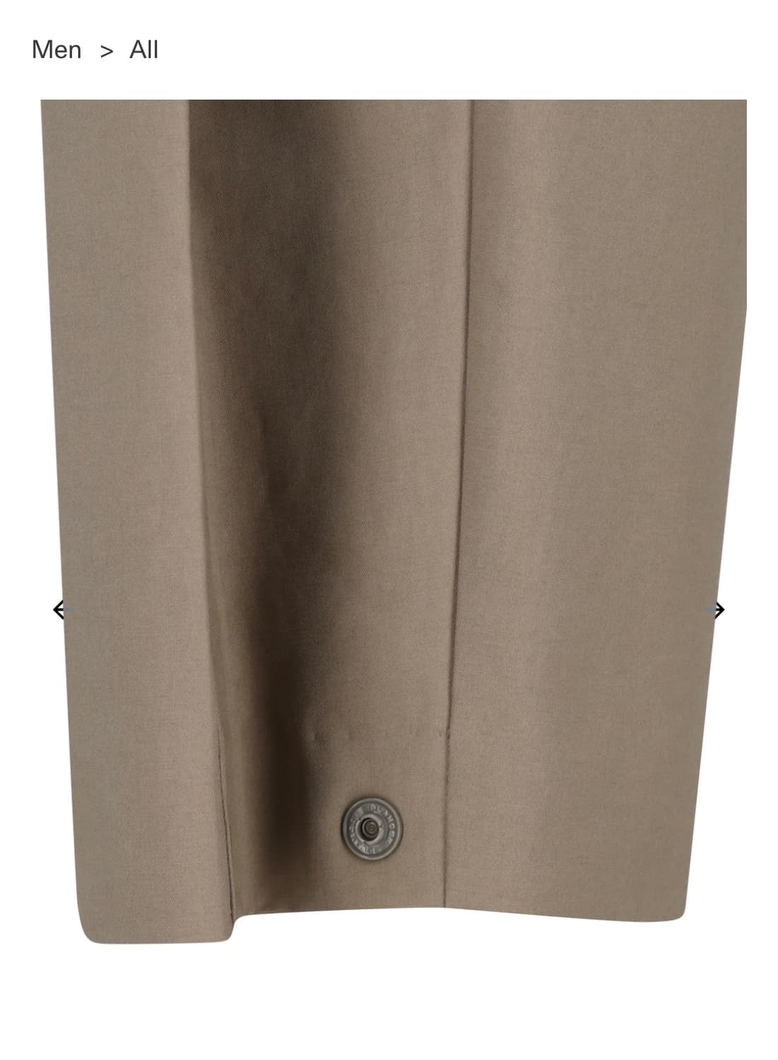 [AMOMENTO] MENS Snap Garconne Pants(카키) 상품이미지5