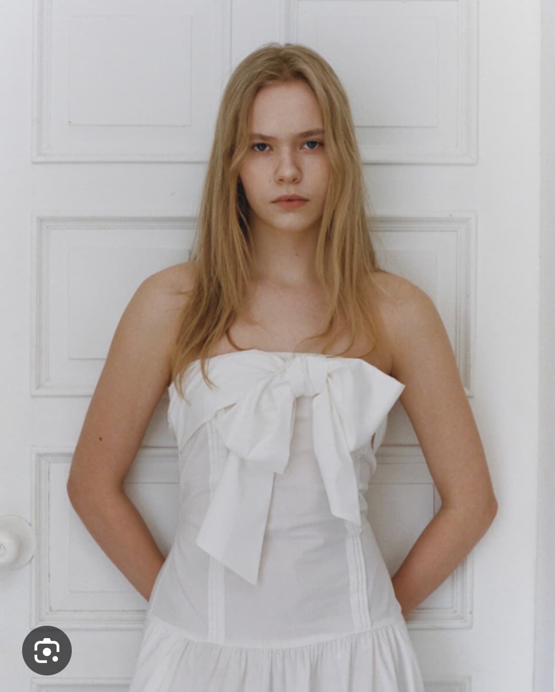 르에 리본 핀턱 원피스 상품이미지1