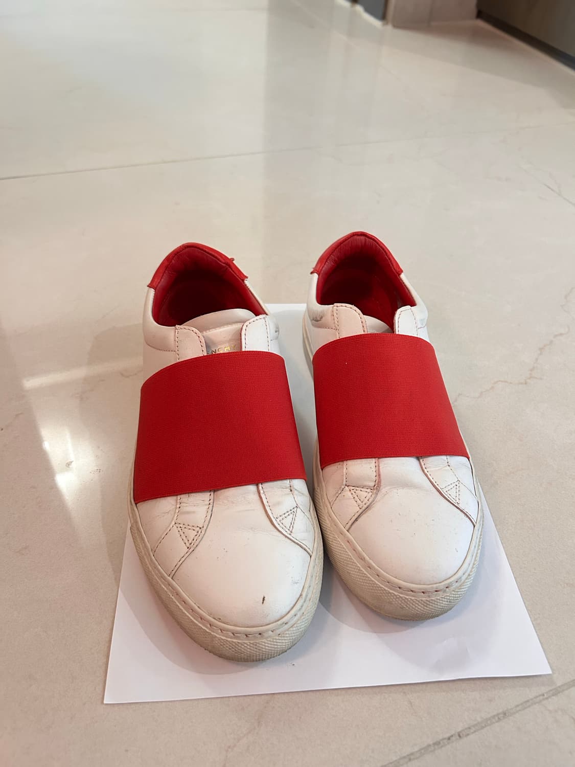 지방시 레더 밴딩 스니커즈 운동화 상품이미지2