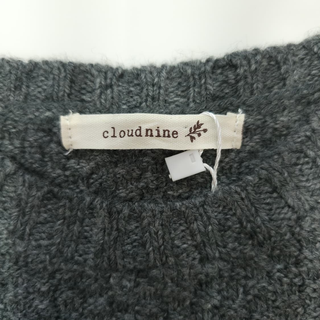 그레이 울 혼방 니트 베스트 상품이미지8