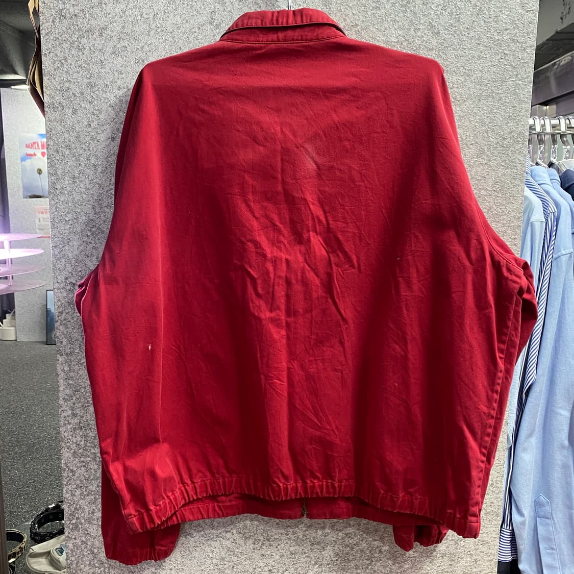 폴로 레드 스몰 로고 코튼 스윙톱 자켓 B3033 상품이미지5