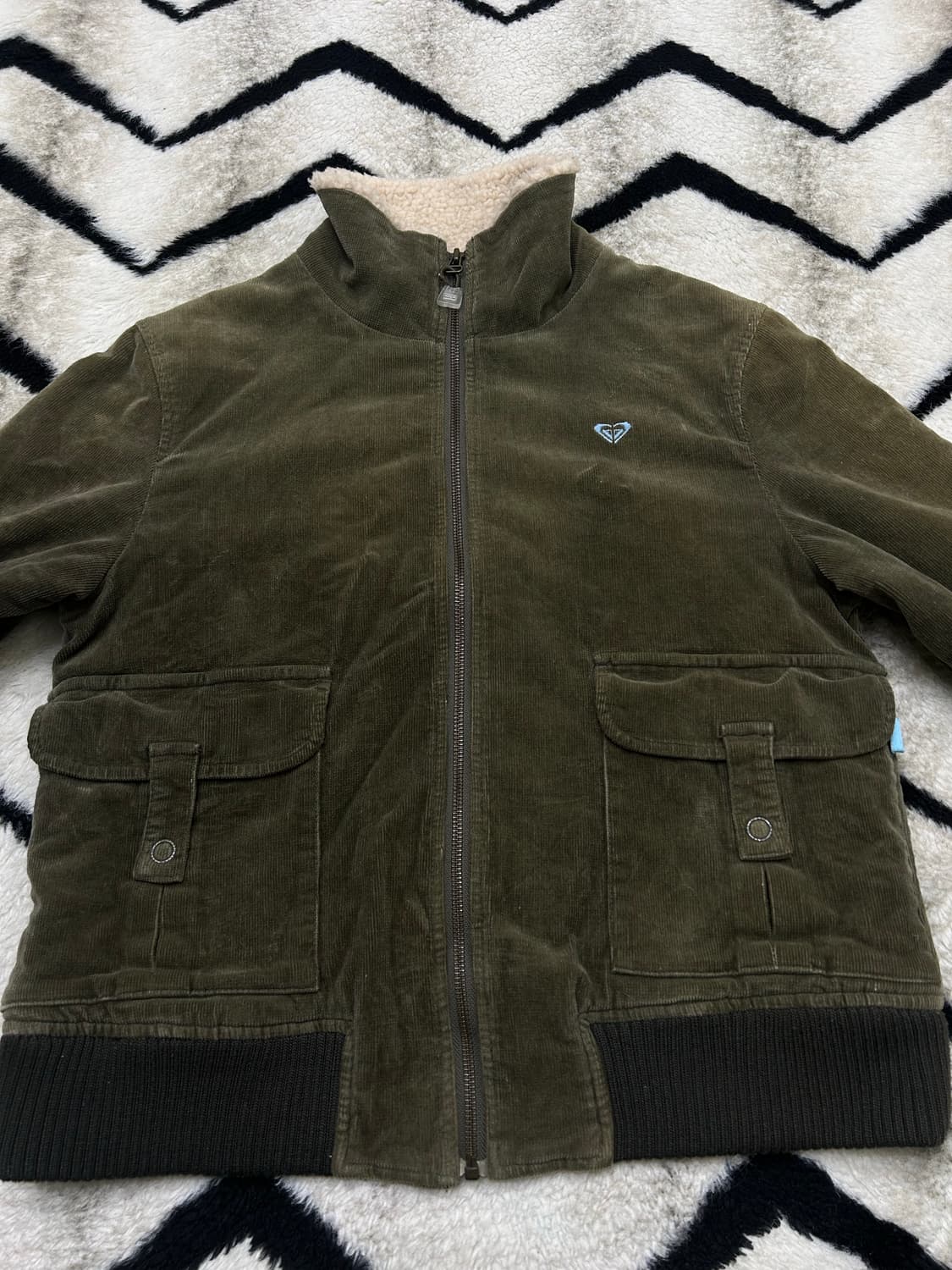 [M]Roxy 90s 코듀로이 자켓/카키 상품이미지3