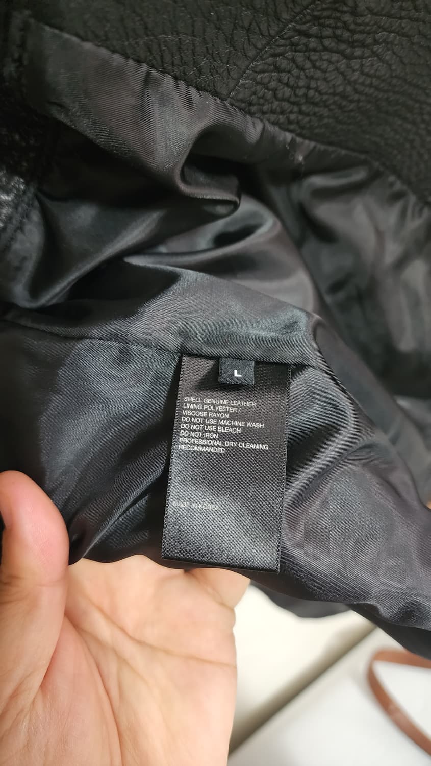 비바스튜디오 블랙 가죽 라이더 자켓 상품이미지6