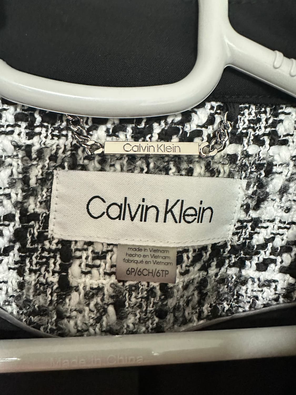 캐빈클라인 트위드  집업 자켓 S사이즈 -상태최고 상품이미지7