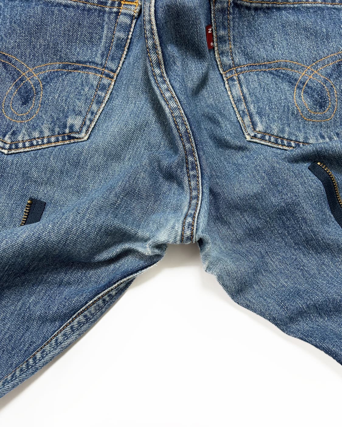 (33)리빌드 바이 니들스 백지퍼 데님팬츠 상품이미지8