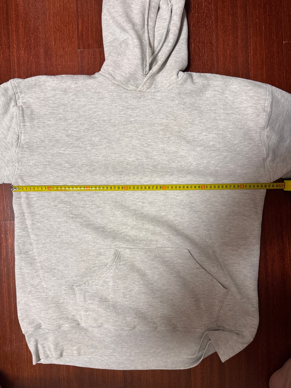 80S 러셀 더블페이스 그레이 후드 상품이미지3