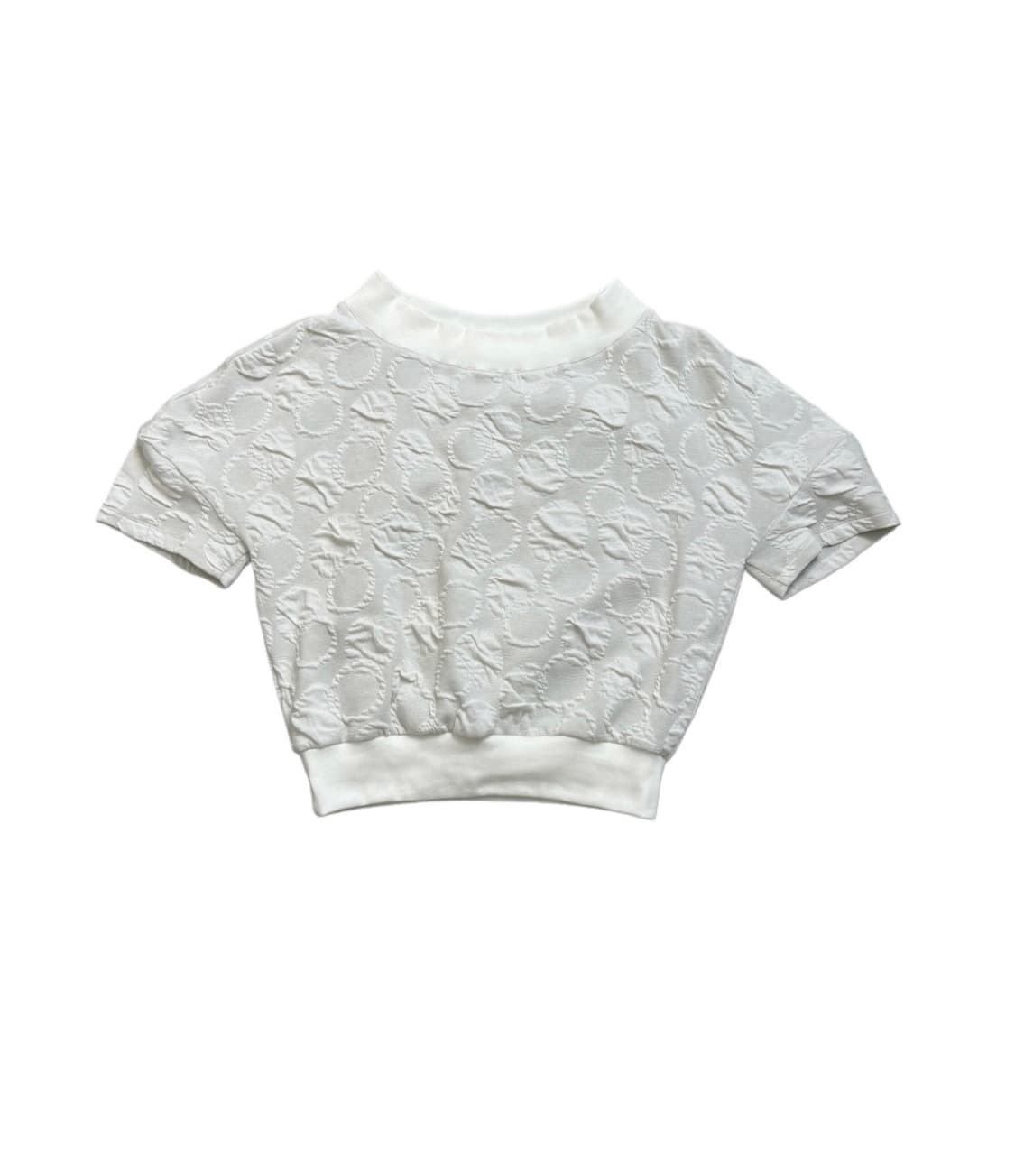 빼쉬쁠라뜨 Dot embo unbalance sweatshirts 상품이미지3