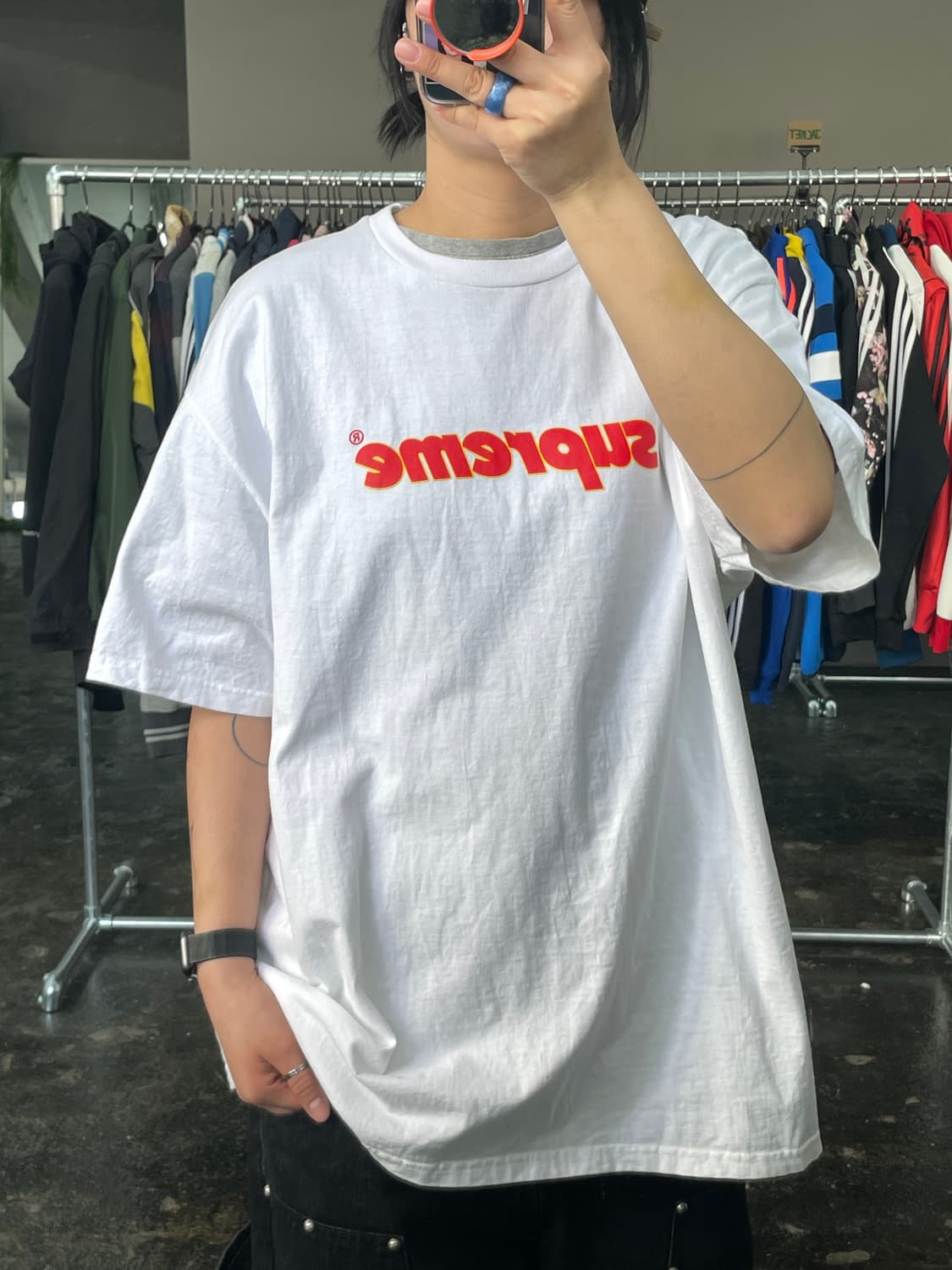 supreme 슈프림 핀라인 반팔 티셔츠(24SS) 상품이미지2
