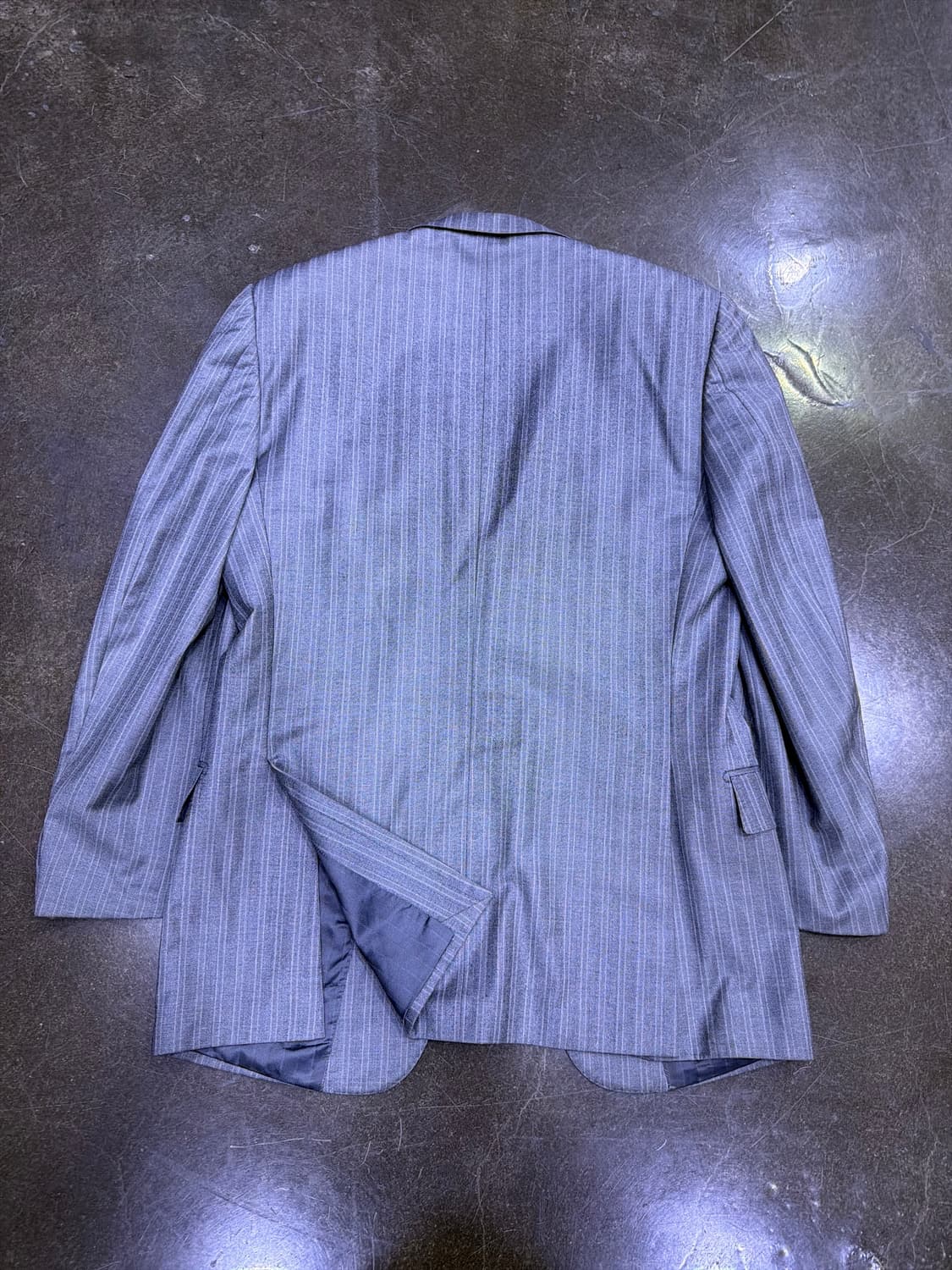 에르메네질도제냐 스트라이프 수트 블레이저 자켓 50R 상품이미지2