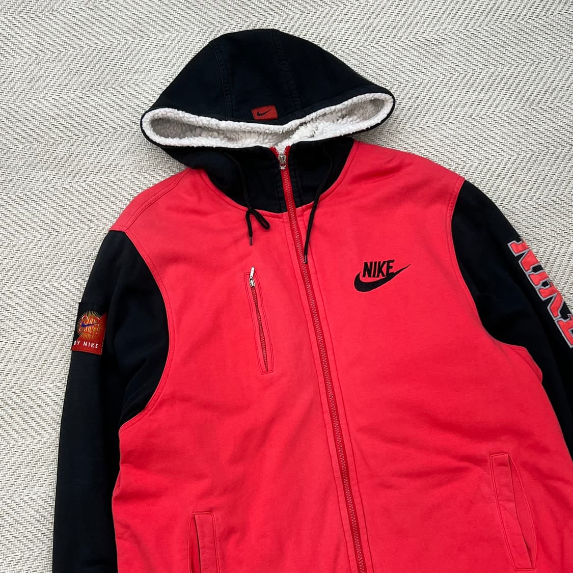 올드 나이키 자수로고 후드 점퍼 r2496 상품이미지3