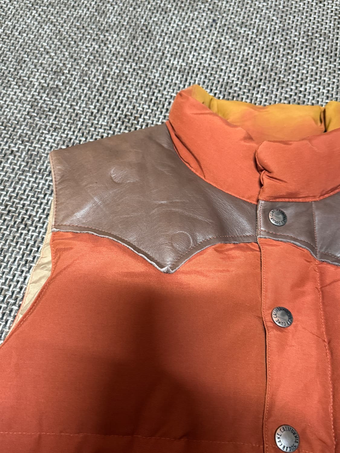 슈가케인 구스다운 레더 베스트 상품이미지8