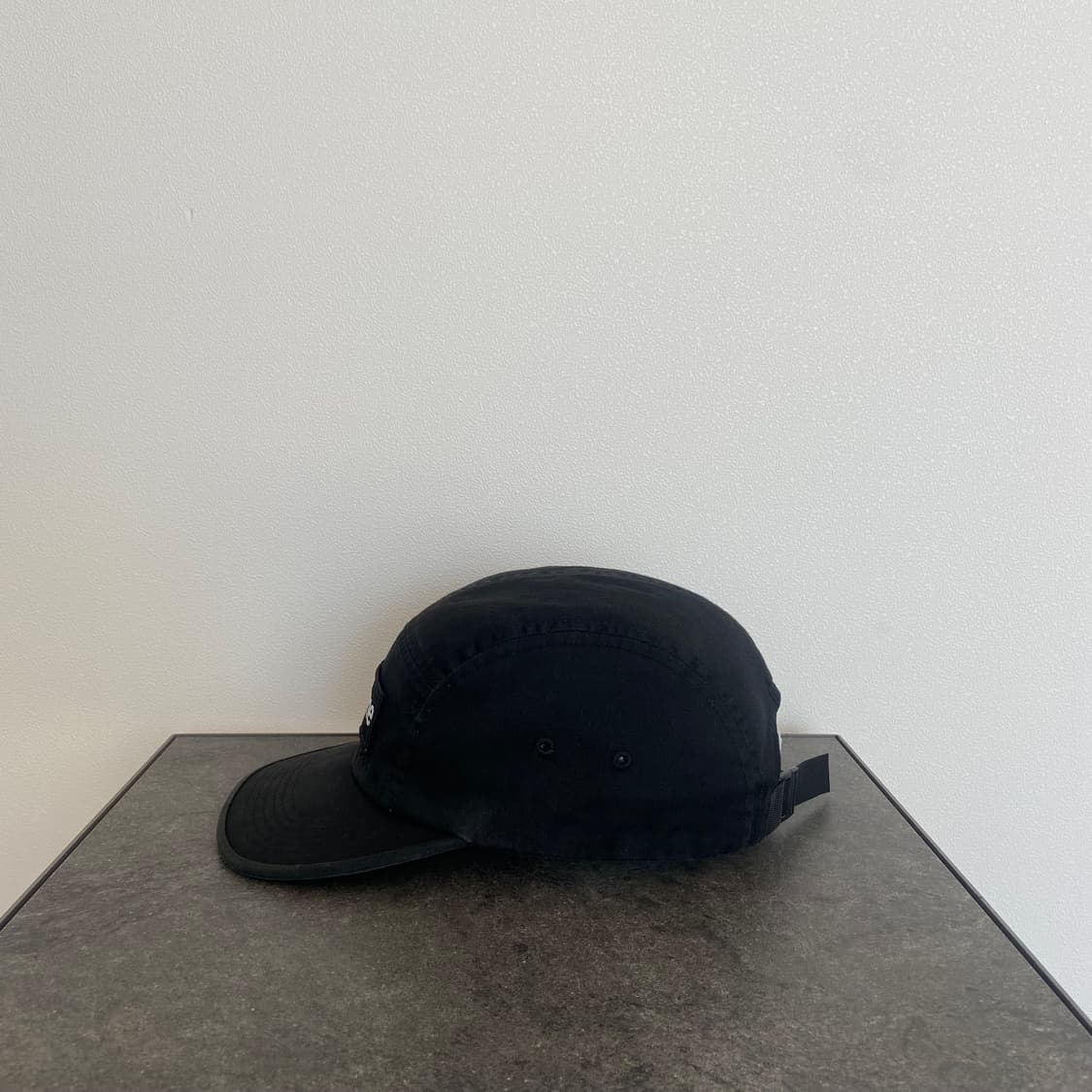 슈프림 워시드 블랙 박스로고 캠프캡 모자 상품이미지2